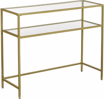 Vasagle Konsolentisch mit Ablage gold (LGT025A01)