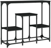 vidaXL Konsolentisch Schwarz 89,5x28x76 cm Holzwerkstoff
