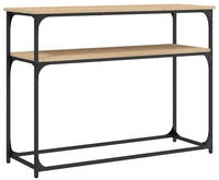 vidaXL Konsolentisch Sonoma-Eiche 100x35,5x75 cm Holzwerkstoff