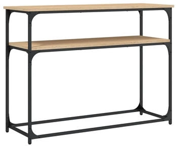 vidaXL Konsoltisch Sonoma-Eiche 100x35,5x75 cm Holzwerkstoff (1-St) braun (834066)