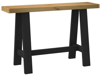 vidaXL Konsolentisch NOAIN A-Form-Beine 120x30x75 cm Massivholz Kiefer (1-St) (4100036)