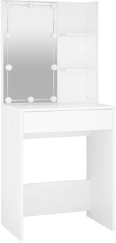 vidaXL Schminktisch mit LED 60x140cm (808828)