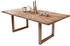 SIT Esstisch 180x100 cm recyceltes Teak naturMetall antikbraun 180x100x75 cm (15501-00)