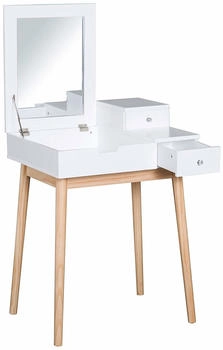 HomCom Schminktisch mit Spiegel 60x50x85,5cm 831-183