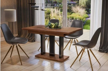 Endo-M&ouml;bel S&auml;ulen-Esstisch Esstisch Appia 130 / 210cm Eiche Stirling