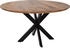 Mr. Deko Tisch Avola Mango Cross Gestell rund 110 cm