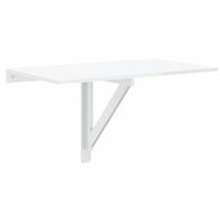 vidaXL Wand-Klapptisch Hochglanz-Wei&szlig; 100x60x56 cm Holzwerkstoff
