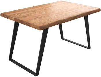 DeLife Esstisch Edge 140x90 XL Akazie Natur (10156)