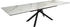 DeLife Esstisch Edge 200-300x100 Keramik Calacatta Luxe weiß-gold-grau (37974)