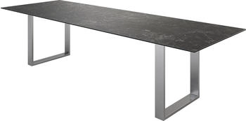 DeLife Esstisch Edge 300x100 Keramik Laminam nero greco/anthrazit (37628)