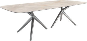 DeLife Esstisch Edge Boot 270x120 Keramik Iris FMG (38359)