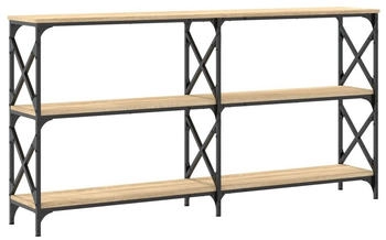 vidaXL Konsoltisch Sonoma-Eiche 156x28x80,5 cm Holzwerkstoff (1-St) braun (835425)