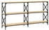vidaXL Konsoltisch Sonoma-Eiche 156x28x80,5 cm Holzwerkstoff (1-St) braun (835425)