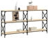 vidaXL Konsoltisch Sonoma-Eiche 156x28x80,5 cm Holzwerkstoff (1-St) braun (835425)