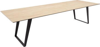 DeLife Esstisch Edge 300x100 Keramik Laminam Sabbia schwarz (37904)