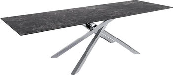 DeLife Esstisch Edge 300x100cm Keramik Laminam nero greco (25372)