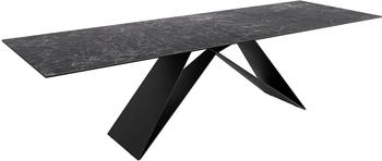 DeLife Esstisch Edge 300x100cm Keramik Laminam nero greco (25390)