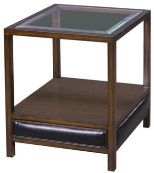 Demotex Casa Padrino Luxus Mahagoni Braun Schwarz 52 x 52 x H. 64 cm Wohnzi