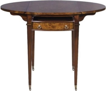 Demotex Casa Padrino Luxus + Schublade Braun Hellbraun 89 x 76 x H. 64 cm