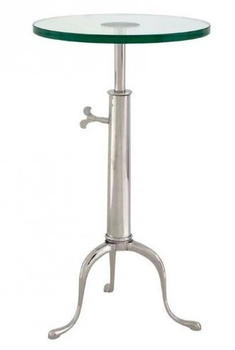 Demotex Casa Padrino Designer Luxus Industrial Design Höhenverstellbar Silber H