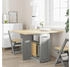 vidaXL Butterfly-Esstisch Klappbar Corona Grau Massivholz Kiefer (4013437)