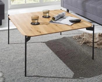 MCA Furniture quadratisch in Eiche massiv Tisch skandinavisch Alto 80 cm