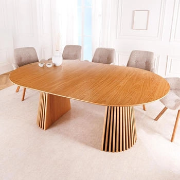 Riess-Ambiente Ausziehbarer Esstisch Valhalla Wood 120-160-200cm natur Eiche