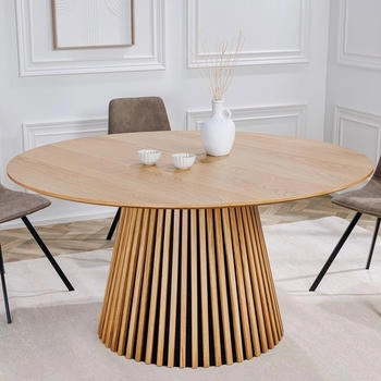 Riess-Ambiente Runder Esstisch Valhalla Wood 140cm natur Eiche