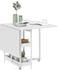 HomCom Klapptisch 133,4 x 80 x 75 cm weiß (83A-296V00WT)