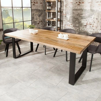 Riess-Ambiente Massiver Esstisch Iron Craft 180cm natur Mangoholz