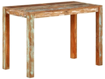 vidaXL Esstisch 110x55x76 cm Altholz Massiv (350314)