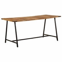 vidaXL Esstisch 160x80x75 cm Massivholz Mango