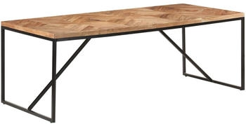 vidaXL Esstisch 200x90x76 cm Massivholz Akazie und Mango (323554)