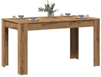 vidaXL Esstisch Artisan-Eiche 140x74,5x76 cm Holzwerkstoff