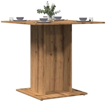 vidaXL Esstisch Artisan-Eiche 80x80x75 cm Holzwerkstoff (855811)