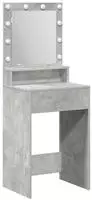 vidaXL Schminktisch Beton Grau 50 x 41 x 135 cm Holzwerkstoff
