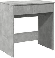 vidaXL Schminktisch mit Spiegel Betongrau 73x46,5x120 cm