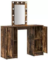 vidaXL Schminktisch Braun 102 x 33 x 135 cm Holzwerkstoff