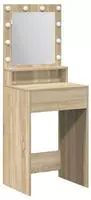 vidaXL Schminktisch Sonoma-Eiche 50 x 41 x 135 cm Holzwerkstoff