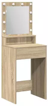 vidaXL Schminktisch Sonoma Eiche 50 x 41 x 135 cm Holzwerkstoff (865120)