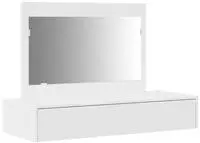 vidaXL Schminktisch Wei&szlig; 100 x 40 x 70 cm Holzwerkstoff