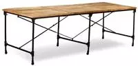 vidaXL Esstisch Massivholz Mango 240 cm