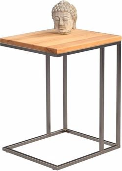 Z2 Beistelltisch ODIS Kernbuche massiv ge&ouml;lt mit Metallgestell (585288)