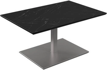 Vierhaus Couchtisch Marmara Nero HPL schwarz höhenverstellbar rollbar (1426-MMN-EST)