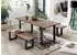 SIT Tops&Tables Esstisch mit Akazie Baumkante nussbaumfarbig (33529759)