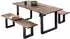 SIT Tops&Tables Esstisch mit Akazie Baumkante nussbaumfarbig (33529759)