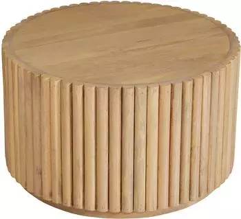 Tom Tailor Couchtisch T-Ribbed Side Table Large braun/beige Ribbed-Look (12884-01)