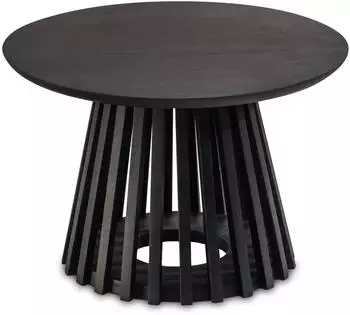 CASAVANTI Couchtisch Mango Massivholz schwarz 60x41x60 cm (000850069002)