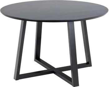 Actona Malika Esstisch rund schwarz Ø 120 cm (97589)