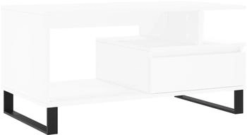 vidaXL Couchtisch Wei&szlig; Holzwerkstoff (831028)
